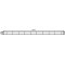 Barrier | according to TL | length: 2.00 m | height: 100 mm